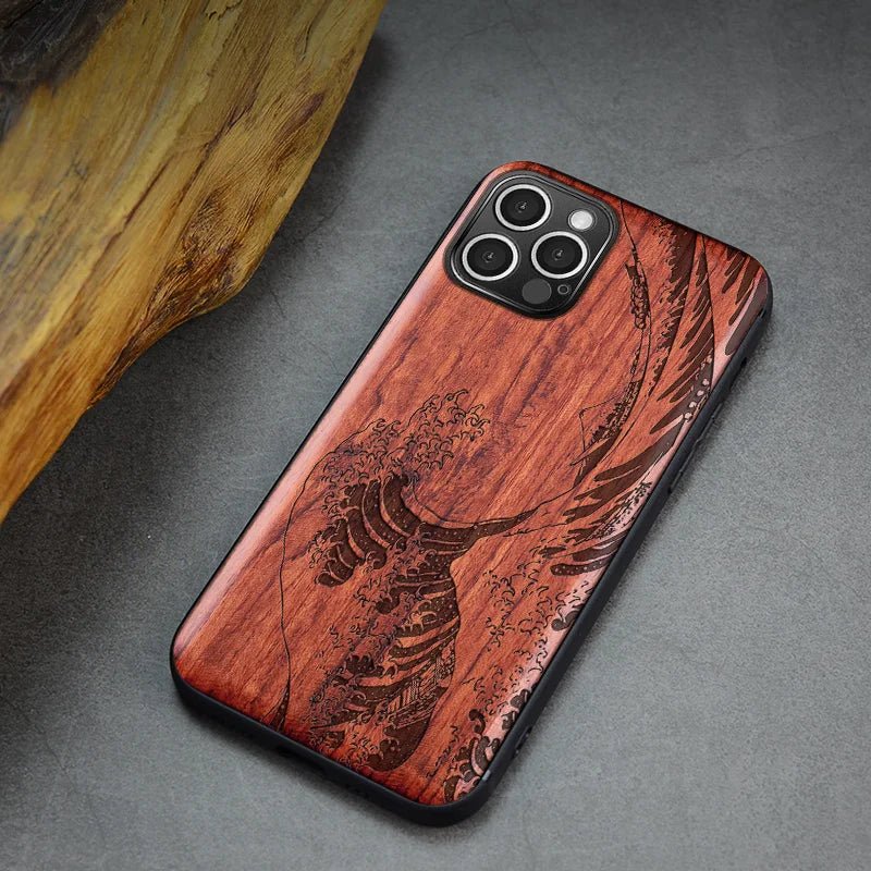 Echt houten telefoonhoesje voor iPhone - Ecoversify