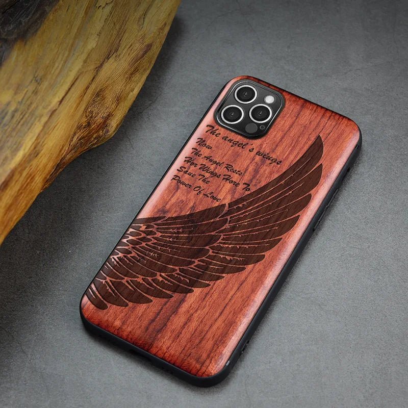 Echt houten telefoonhoesje voor iPhone - Ecoversify