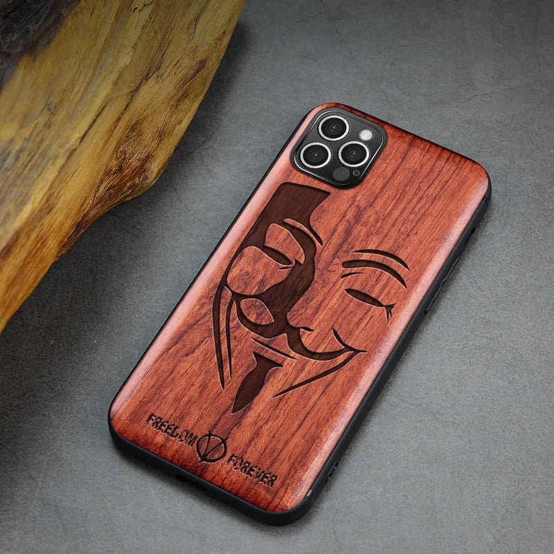 Echt houten telefoonhoesje voor iPhone - Ecoversify