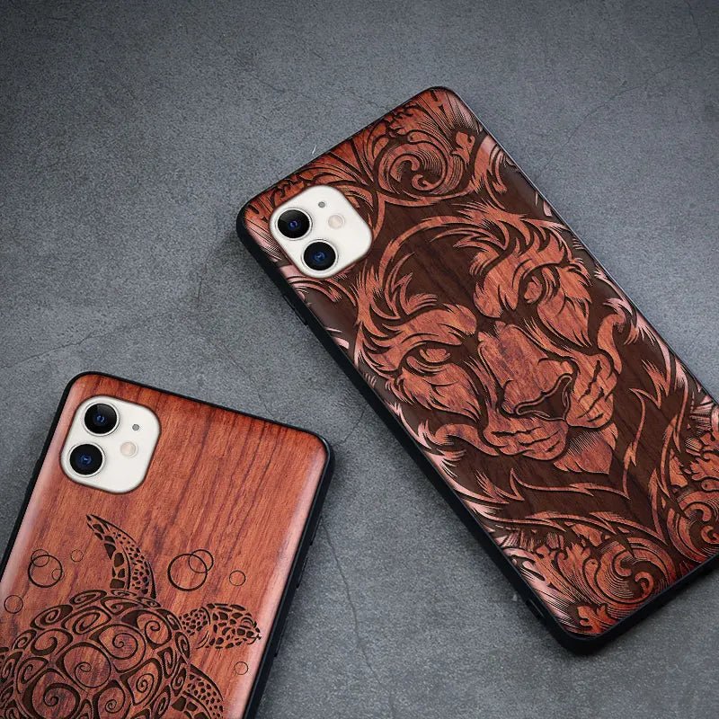 Echt houten telefoonhoesje voor iPhone - Ecoversify