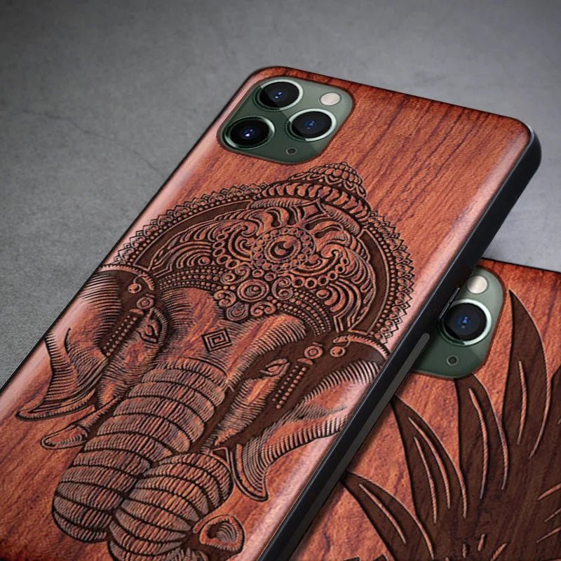 Echt houten telefoonhoesje voor iPhone - Ecoversify