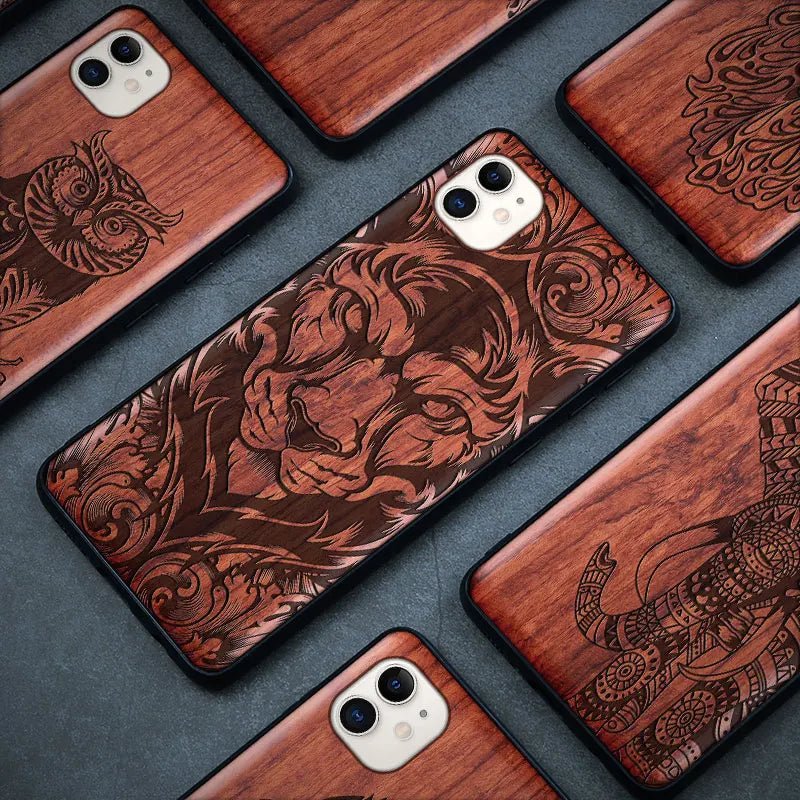 Echt houten telefoonhoesje voor iPhone - Ecoversify