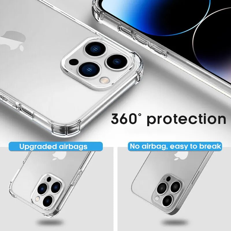 Luxury Clear Shockproof Case For iPhone - Ecoversify