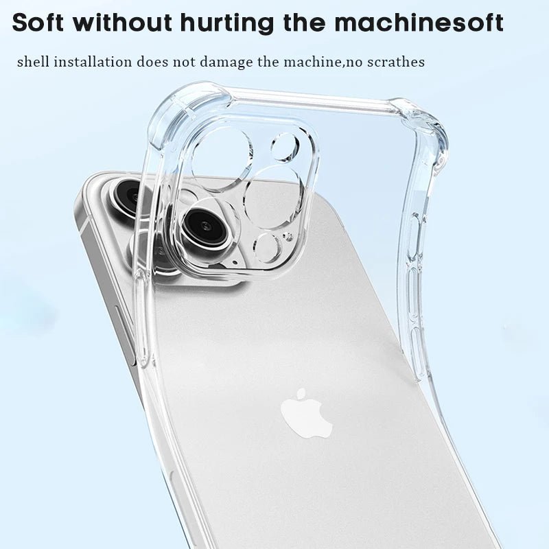 Luxury Clear Shockproof Case For iPhone - Ecoversify