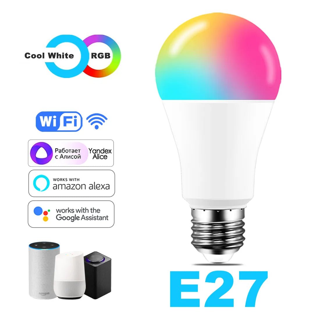 WiFi Smart LED Bulb - Ecoversify