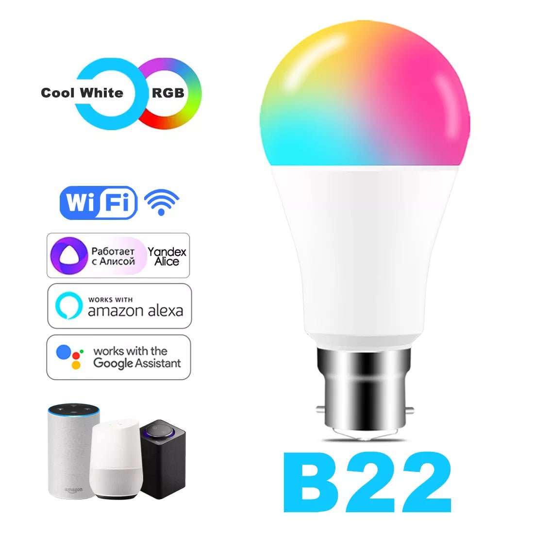 WiFi Smart LED Bulb - Ecoversify