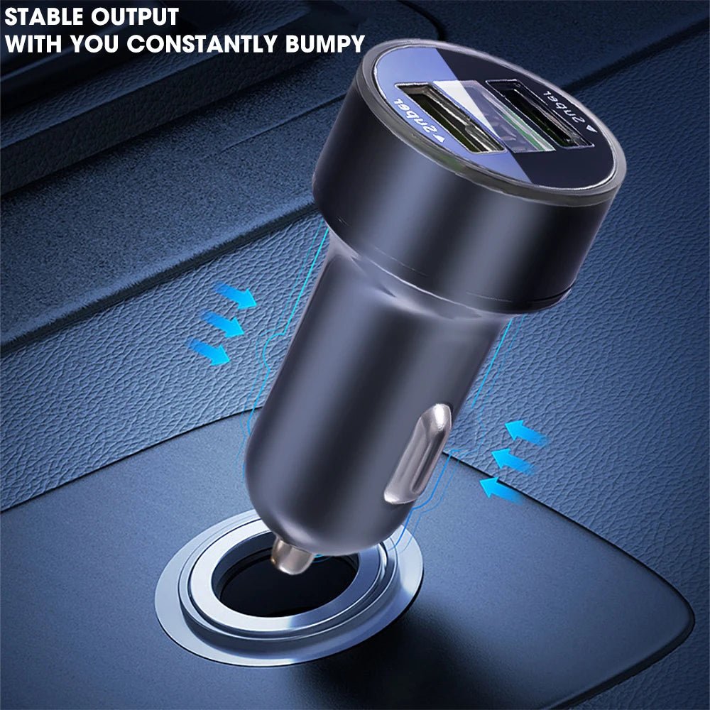 2 USB Ports Car Charger Adapter - Ecoversify