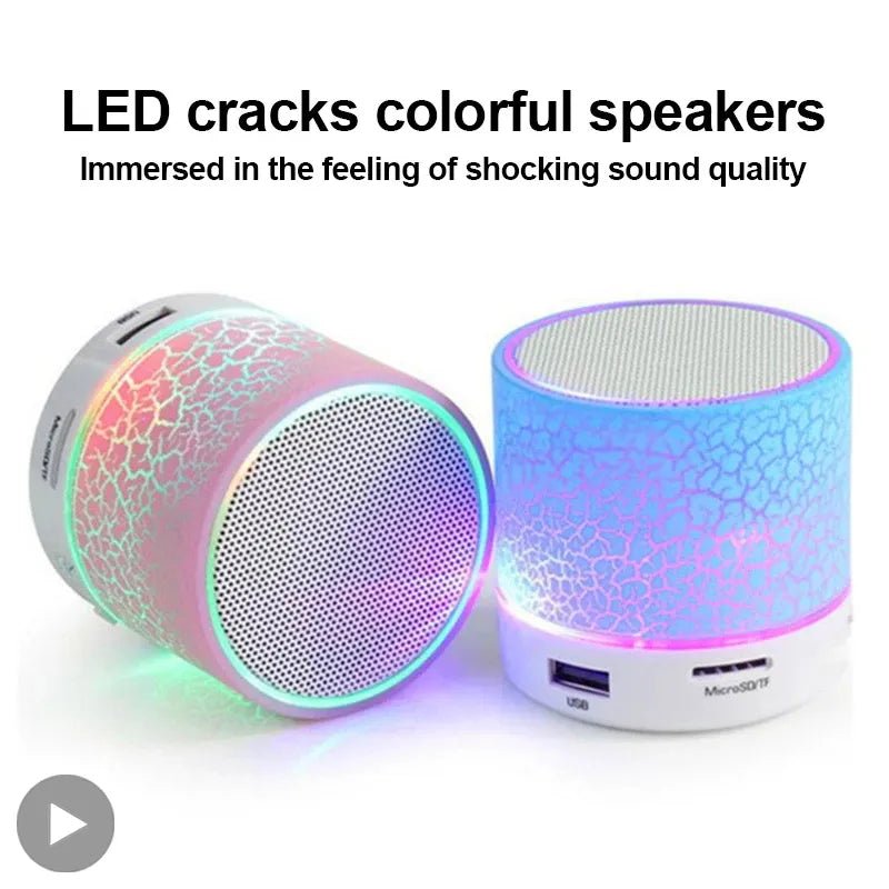 LED Cracks Colorful Speaker - Ecoversify