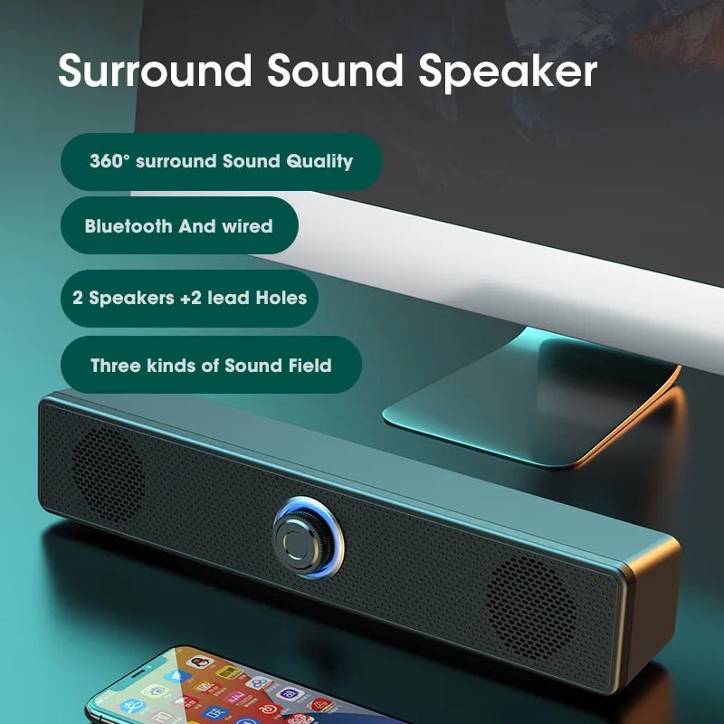 Bluetooth 4D Surround Soundbar - Ecoversify