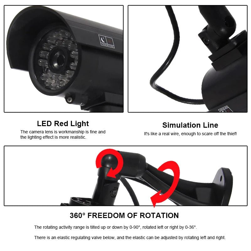 Fake Dummy Camera with Flashing LED - Ecoversify